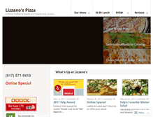 Tablet Screenshot of lizzanos.com